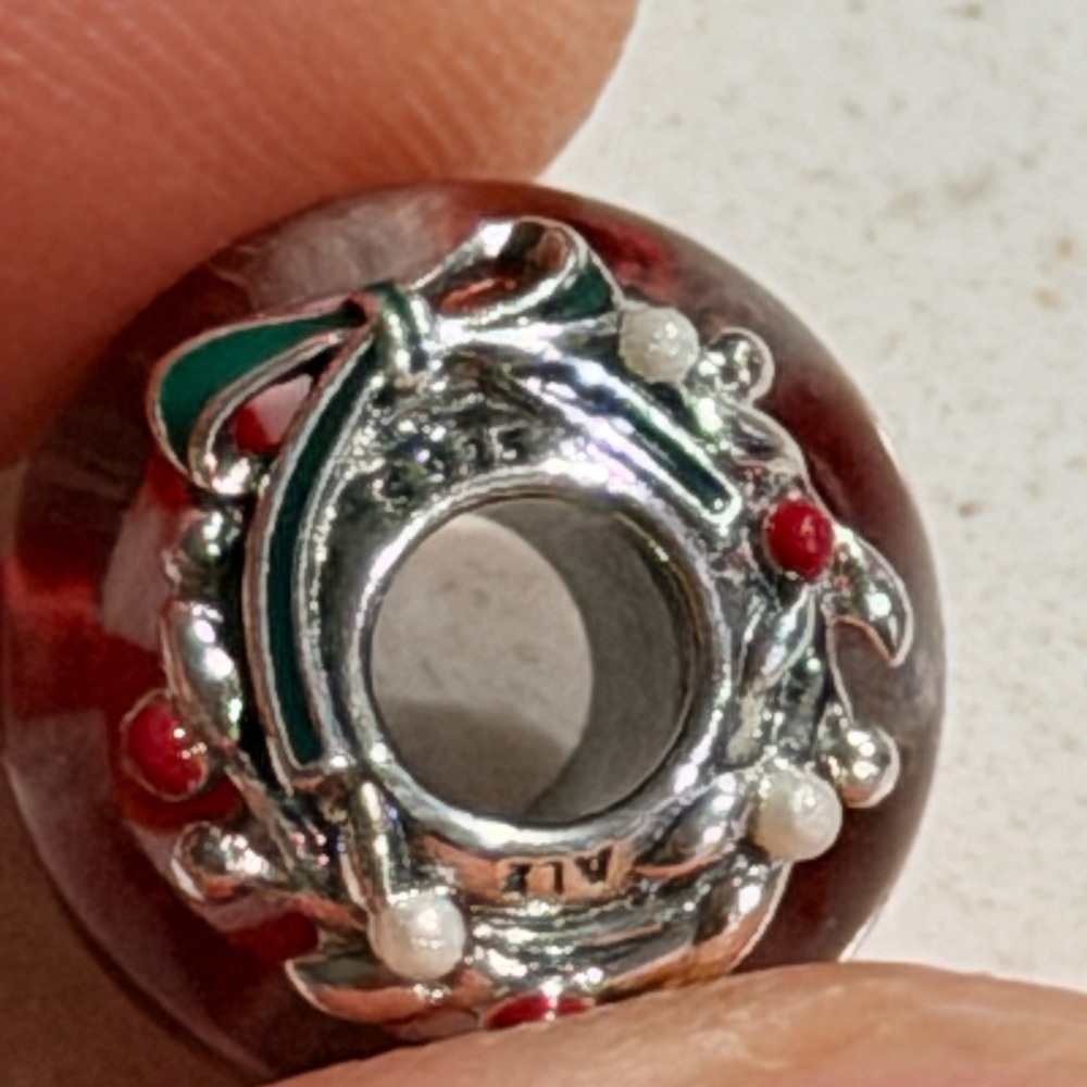 Authentic Pandora Candy Murano Glass Charm - Picture 5 of 5